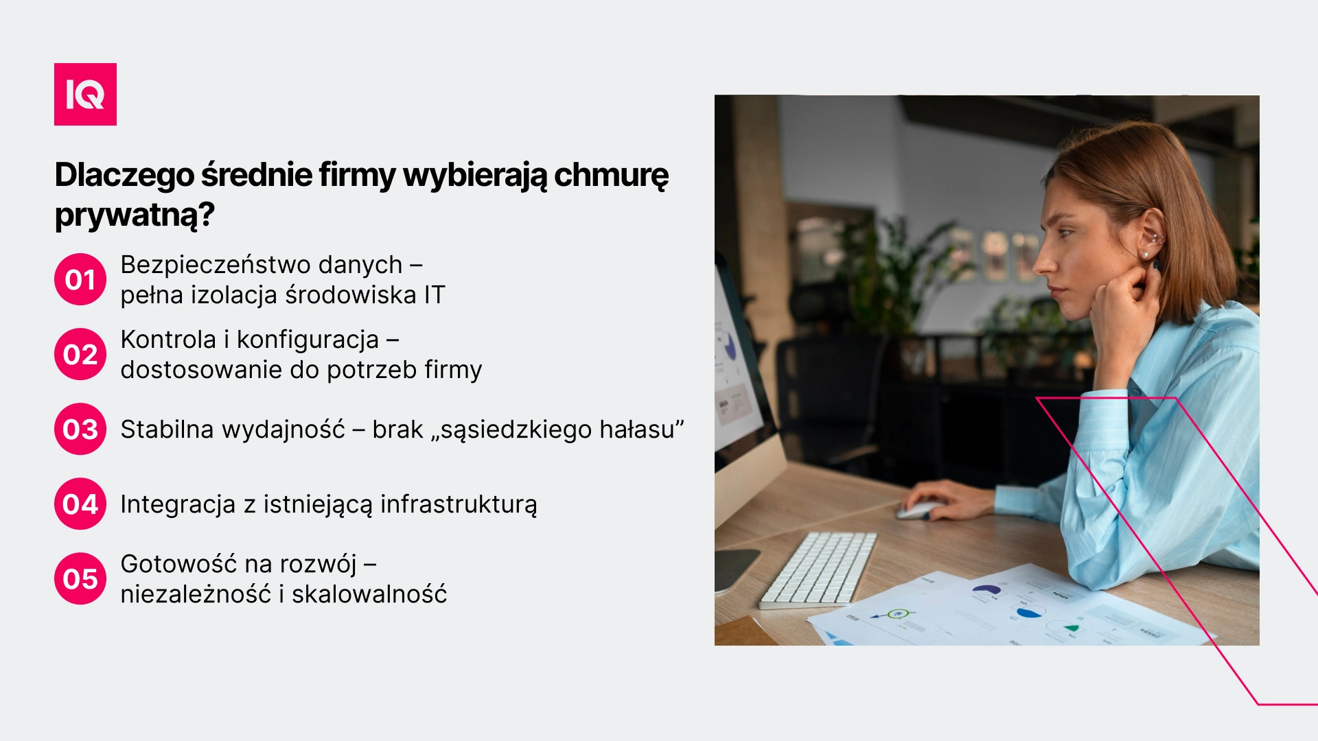 Dlaczego średnie firmy wybierają chmurę prywatną