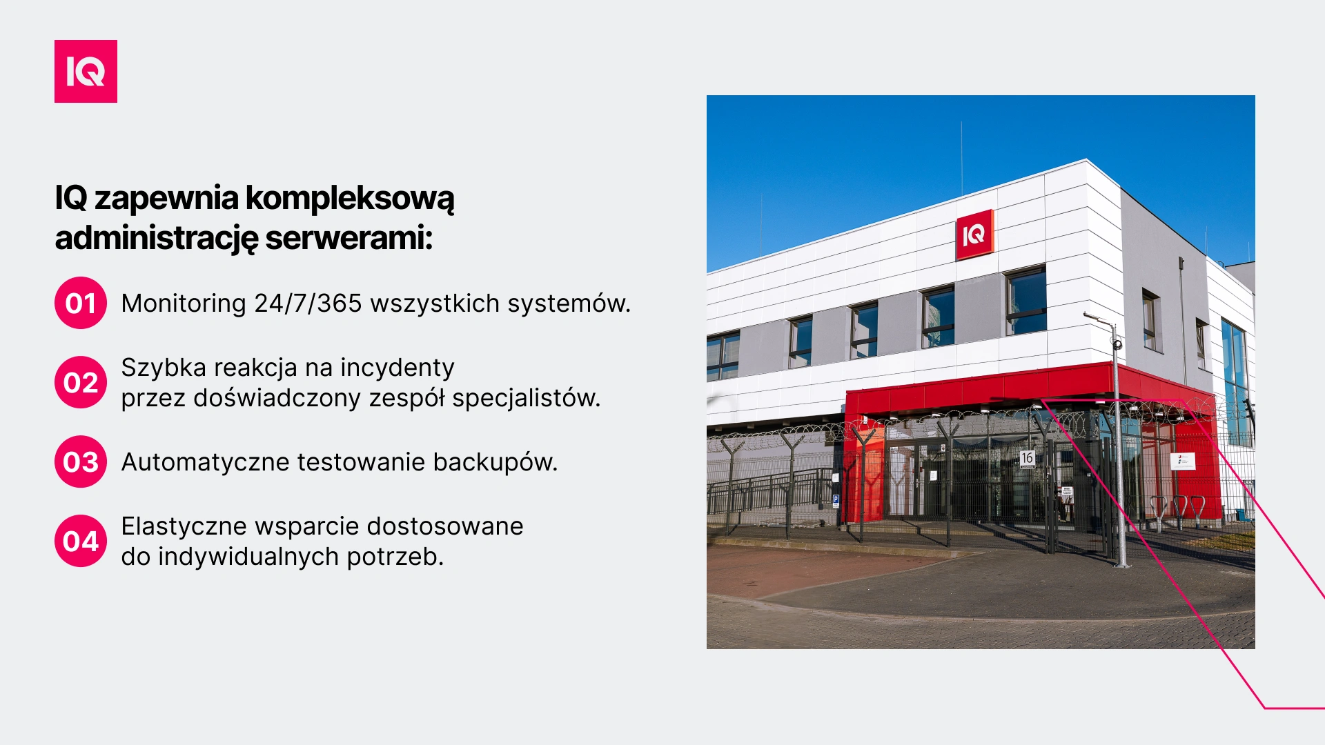IQ zapewnia kompleksową administrację serwerami