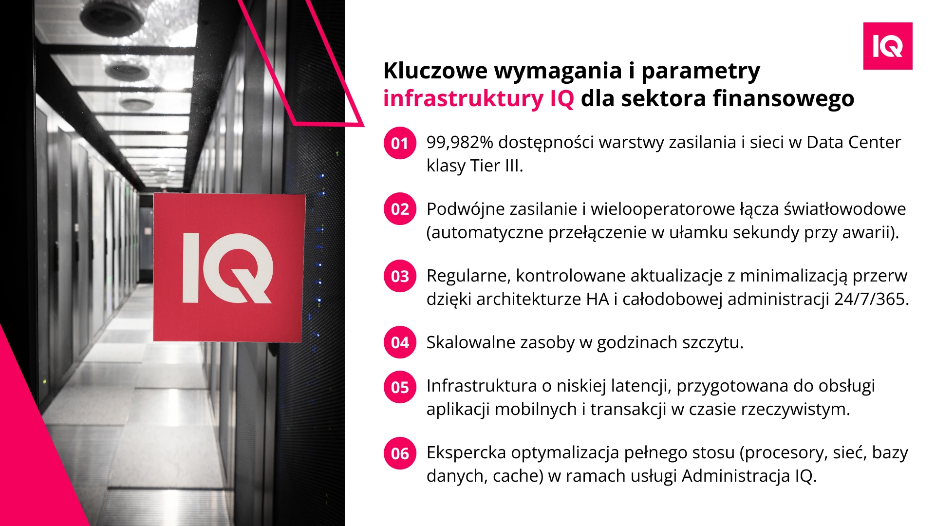 Kluczowe wymagania i parametry