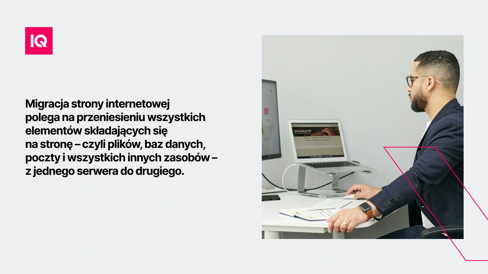 Migracja strony internetowej polega na przeniesieniu wszystkich