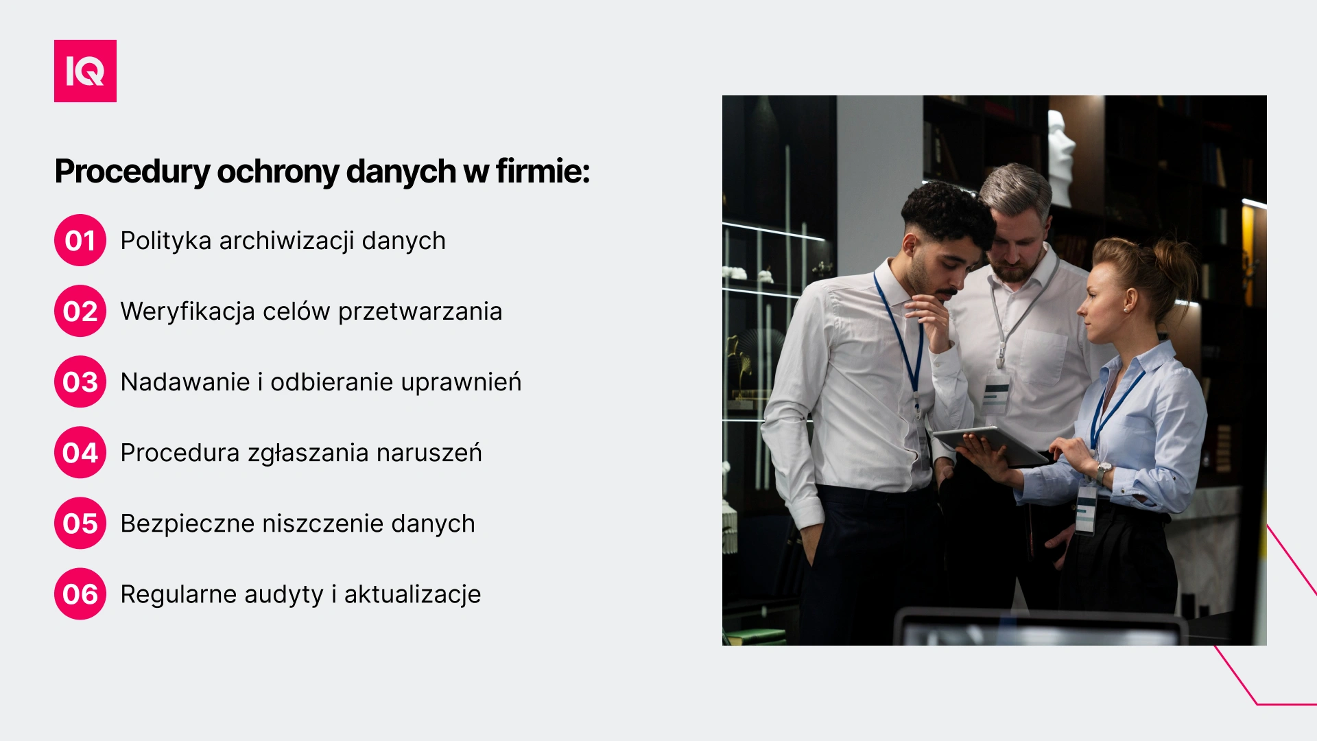 Procedury ochrony danych w firmie